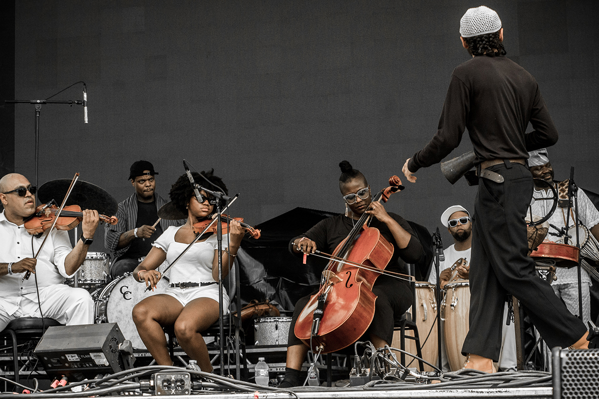 Great Black Music Ensemble at pitchfork by manny diaz