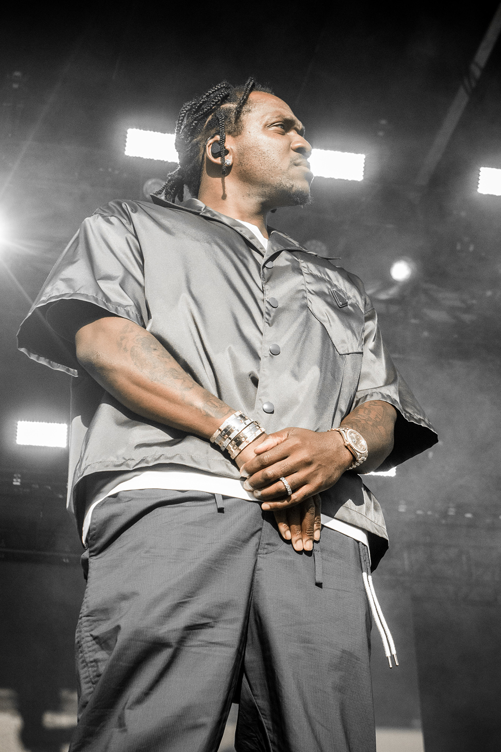 pusha t at pitchfork by manny diaz