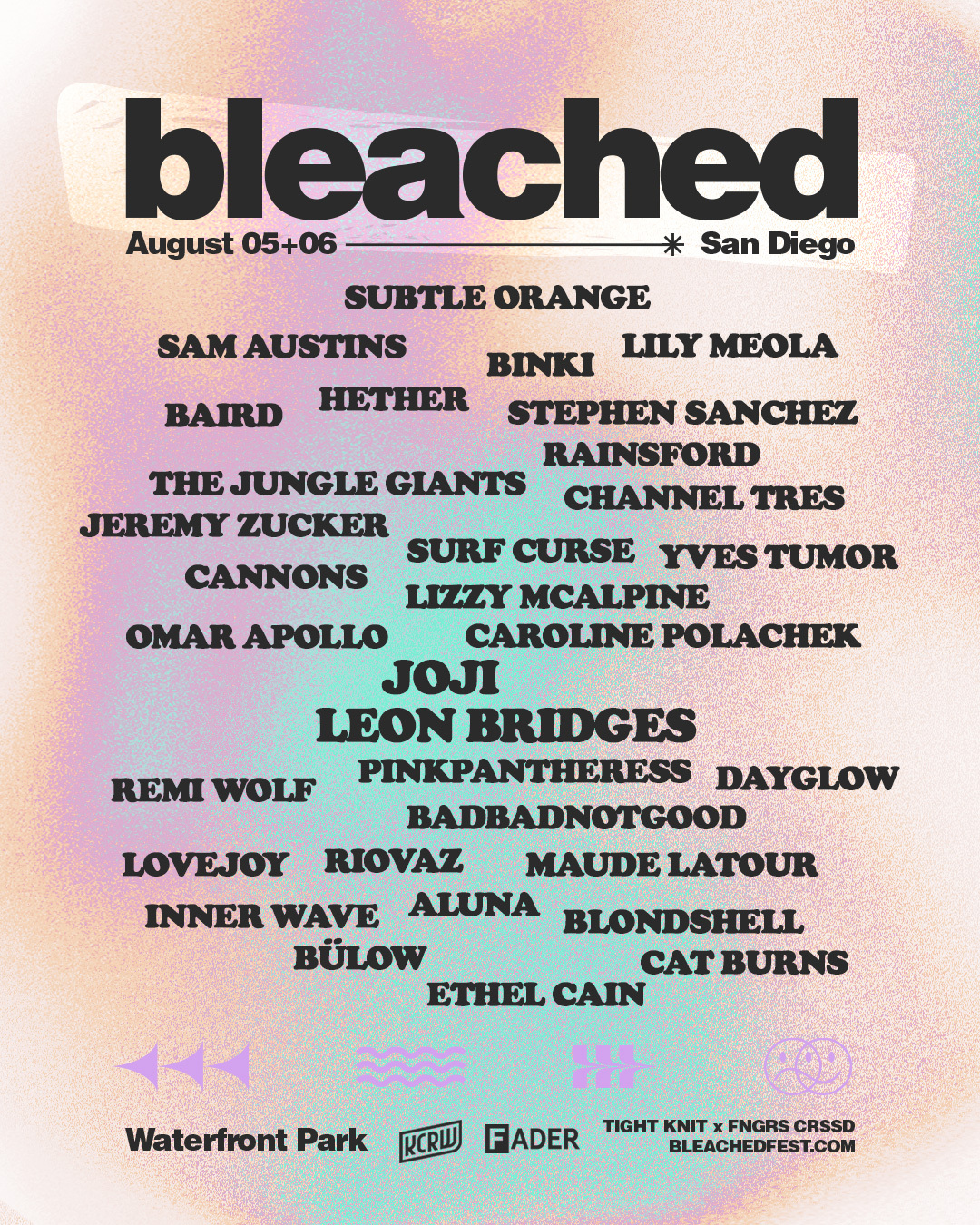 Bleached Festival to debut in San Diego this August