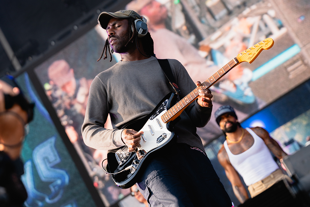 Blood Orange takes to the festival stage in Chicago Ill., at the Bud Light stage during the first day of Lollapalooza 2026, July 30.
