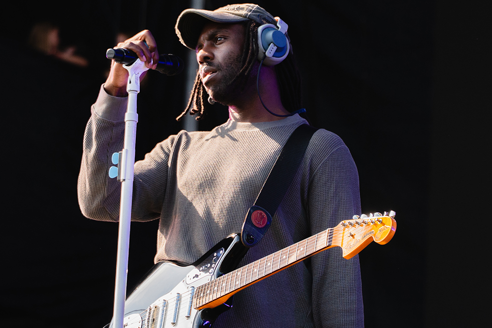 Blood Orange takes to the festival stage in Chicago Ill., at the Bud Light stage during the first day of Lollapalooza 2026, July 30.